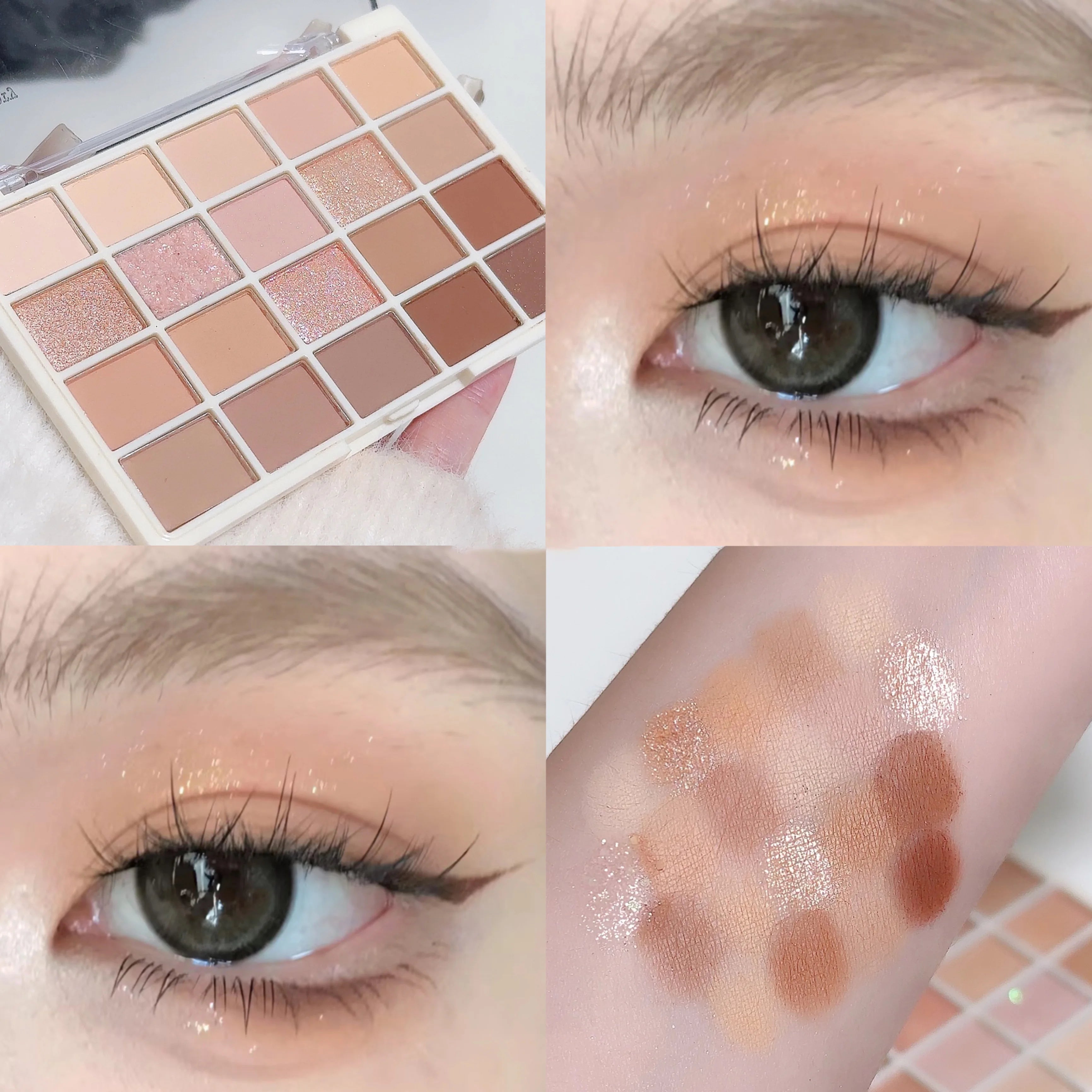 20-Color Warm Rose Eyeshadow Palette