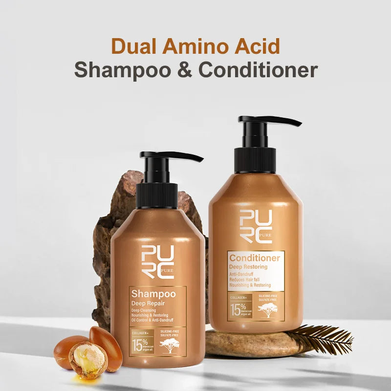 PURC Moroccan Argan Hair Care Set