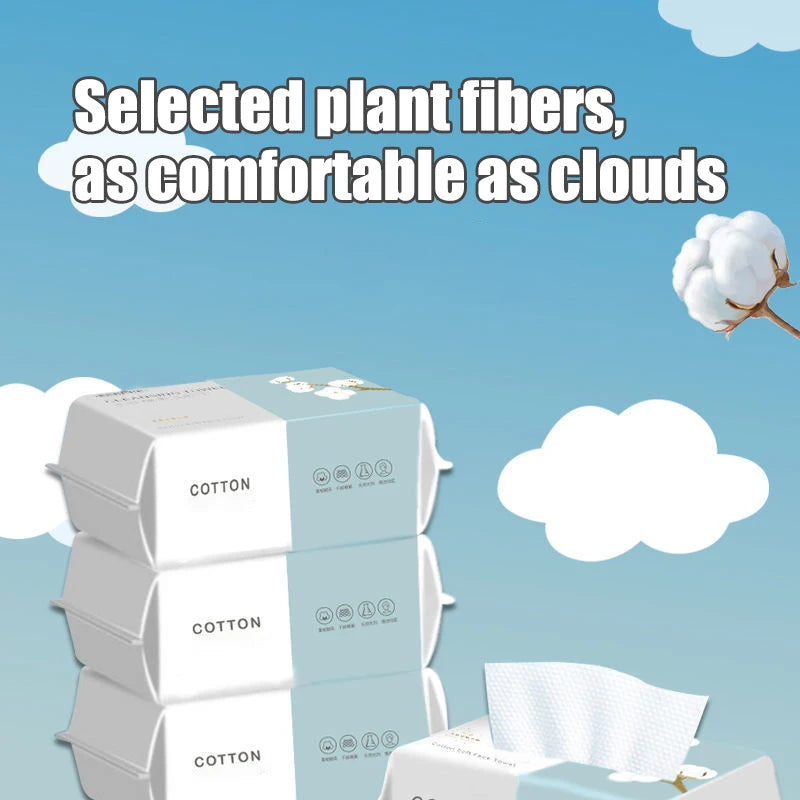 Disposable Pearl Cotton Face Towels (100pcs)