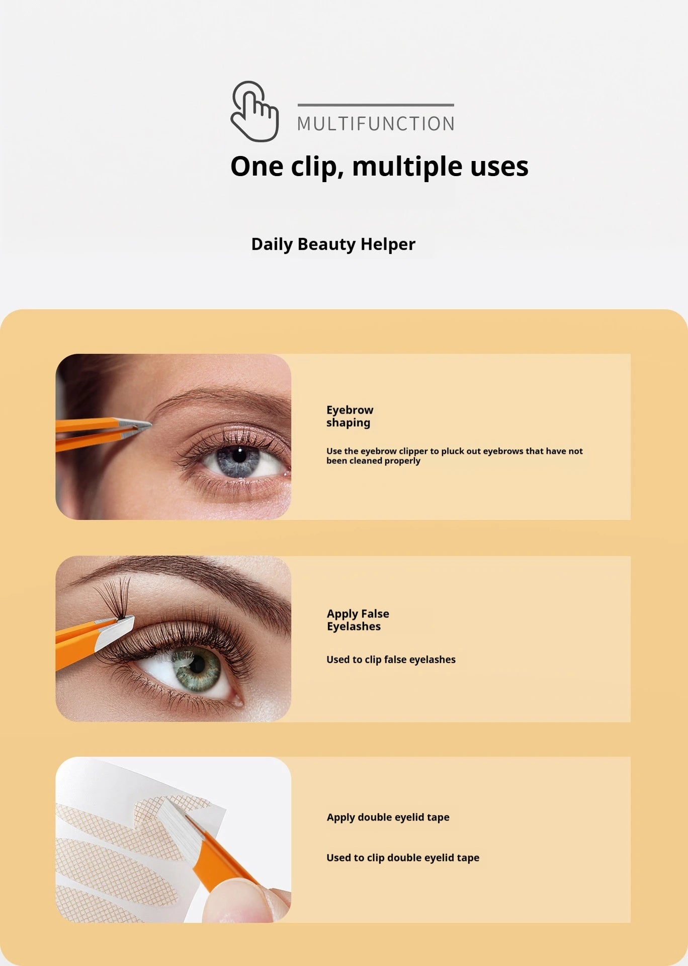 Precision Eyebrow Tweezer