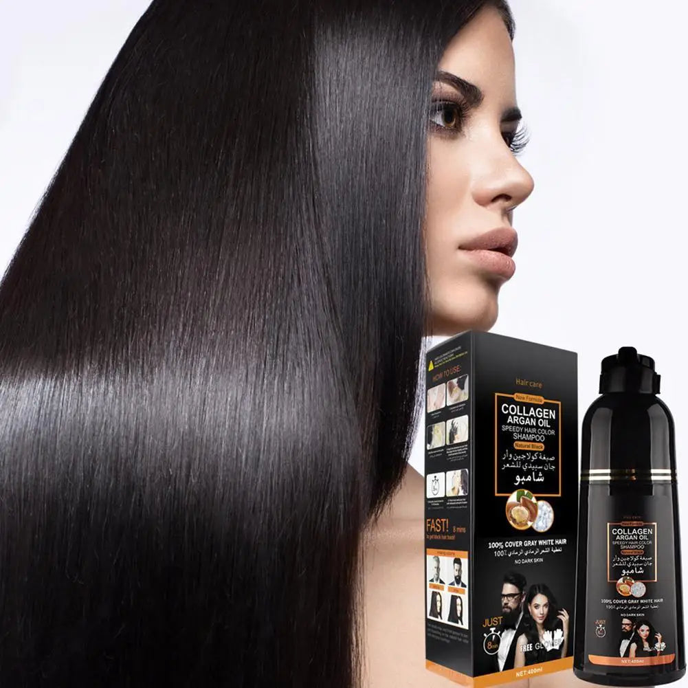 Magic Moroccan Argan Black Hair Shampoo 400ML