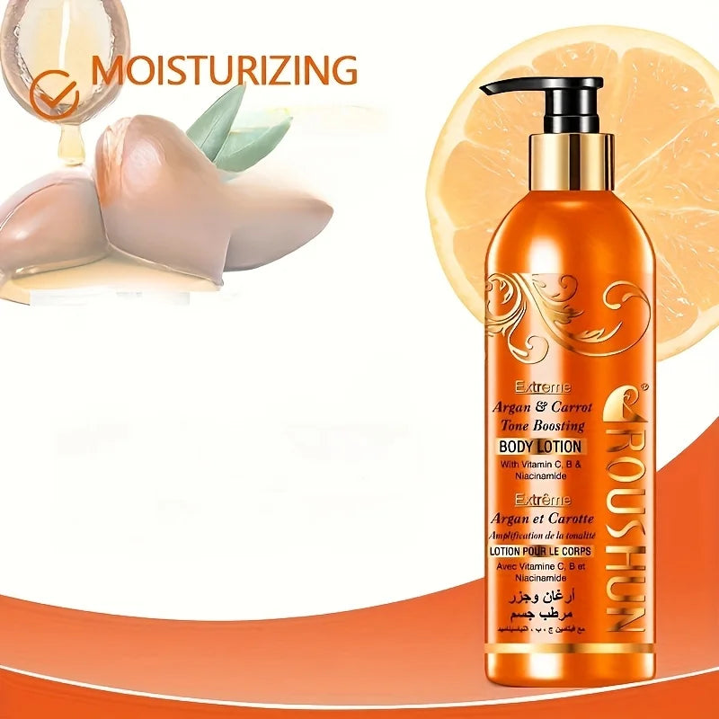ROUSHUN Moroccan Argan & Carrot Body Lotion