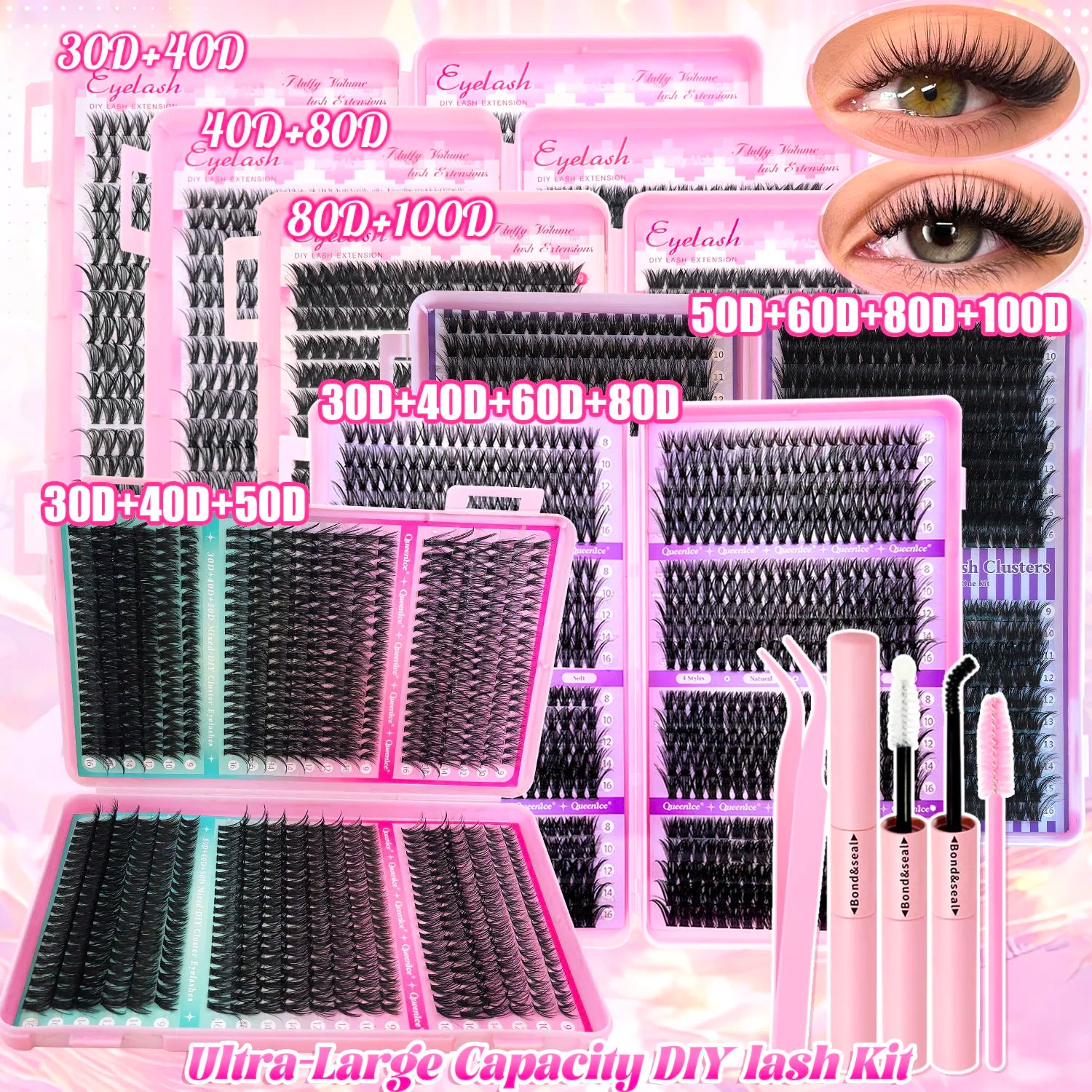 DIY Individual Eyelash Extension Kit