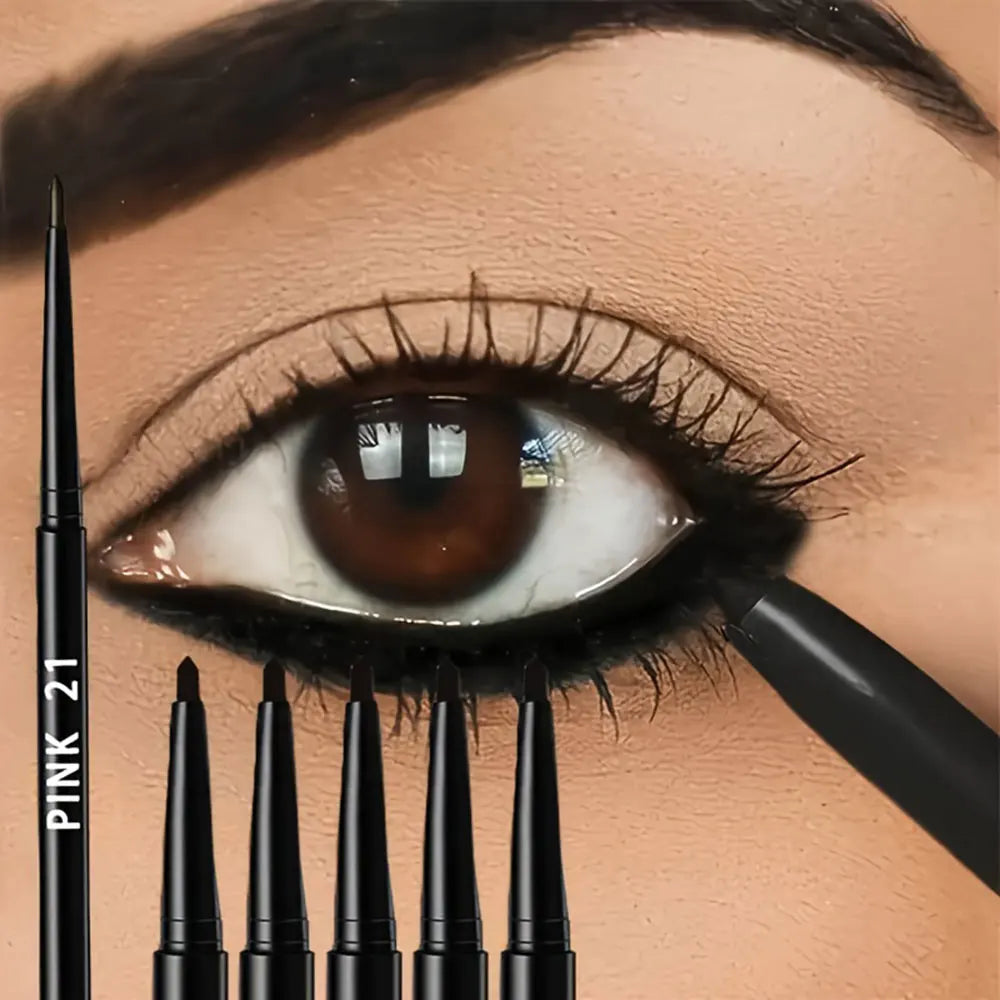 5-Pack Waterproof Eyeliner Pencil