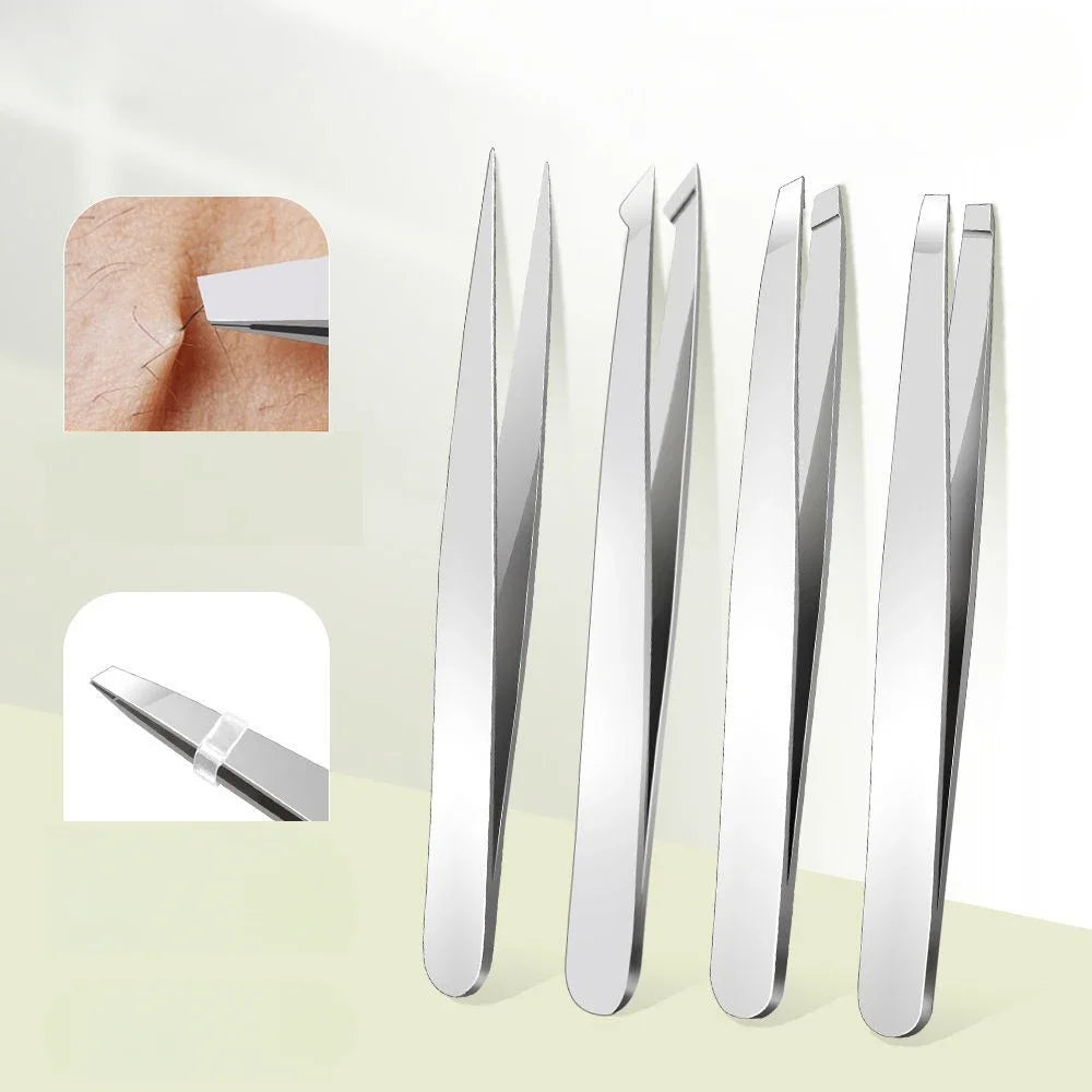 4pcs Precision Tweezer Set