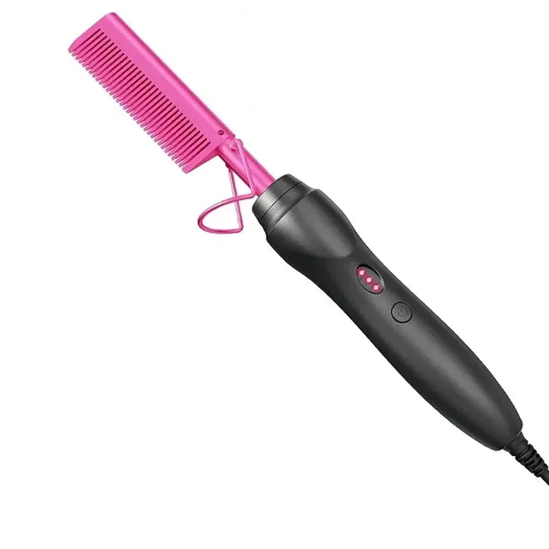 Portable Ceramic Hair Curler & Straightener