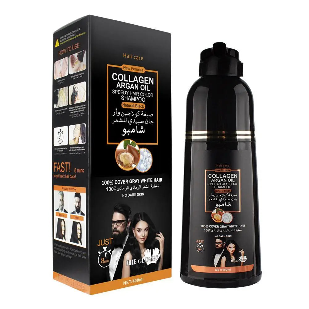 Magic Moroccan Argan Black Hair Shampoo 400ML