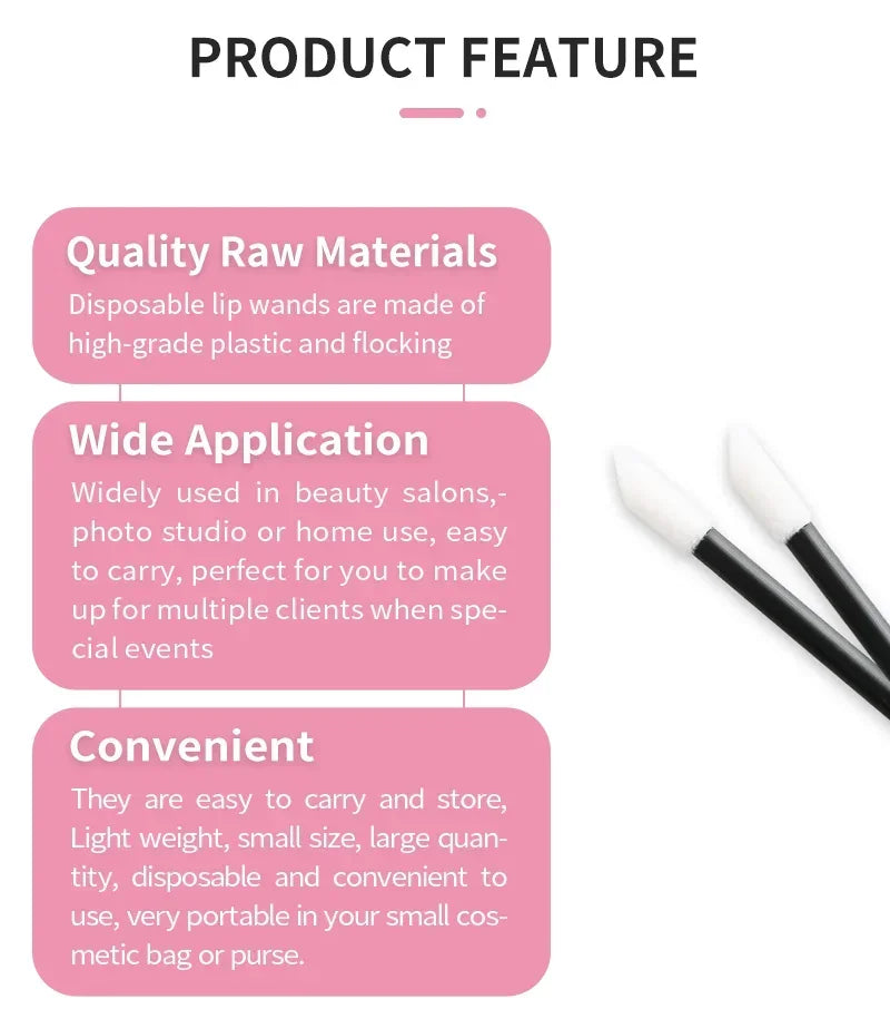 Disposable Eyelash & Mascara Brushes (50/100pcs)