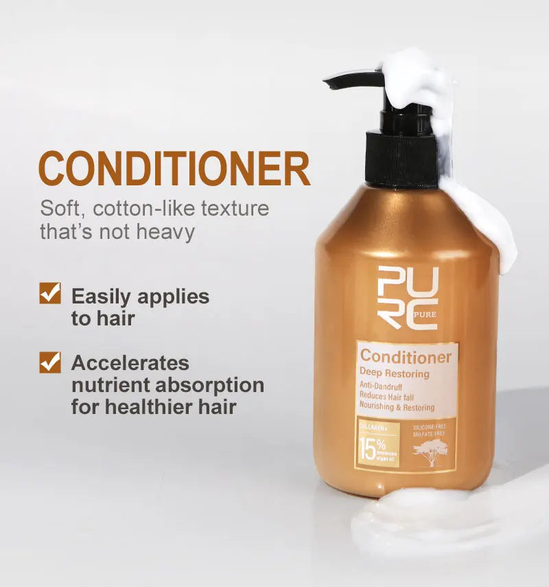 PURC Moroccan Argan Hair Care Set