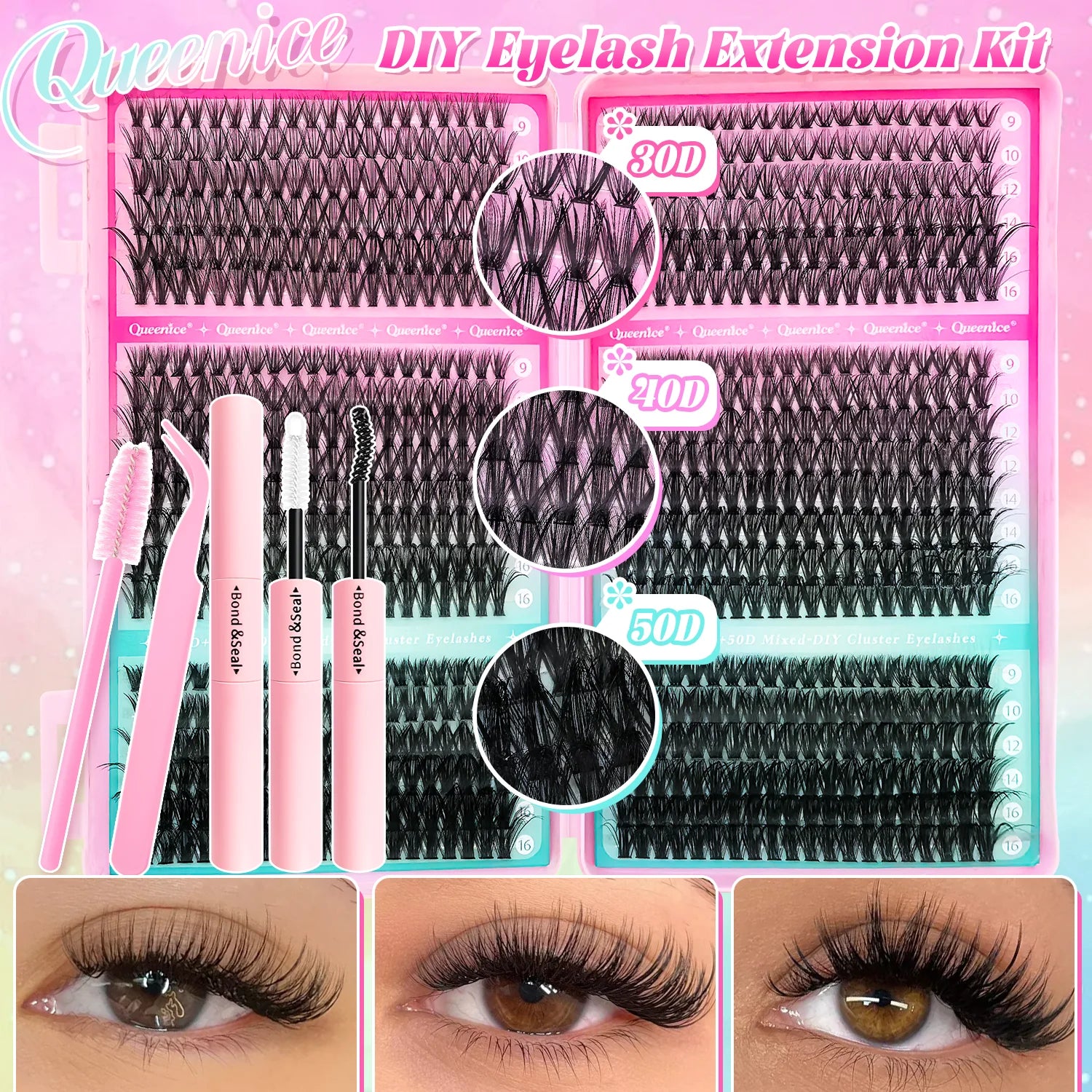 DIY Individual Eyelash Extension Kit