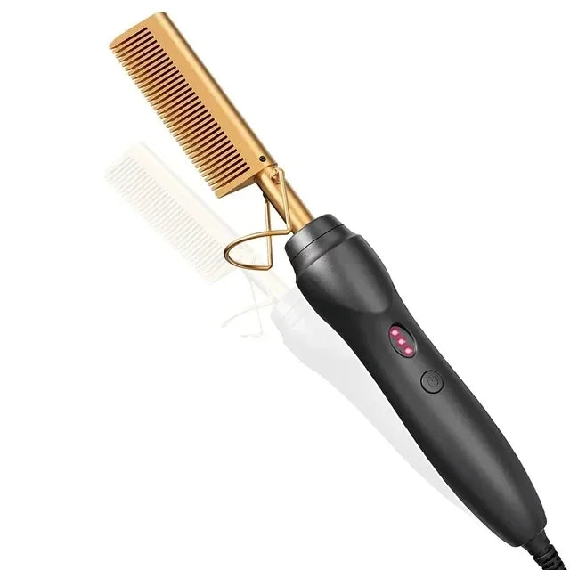 Portable Ceramic Hair Curler & Straightener