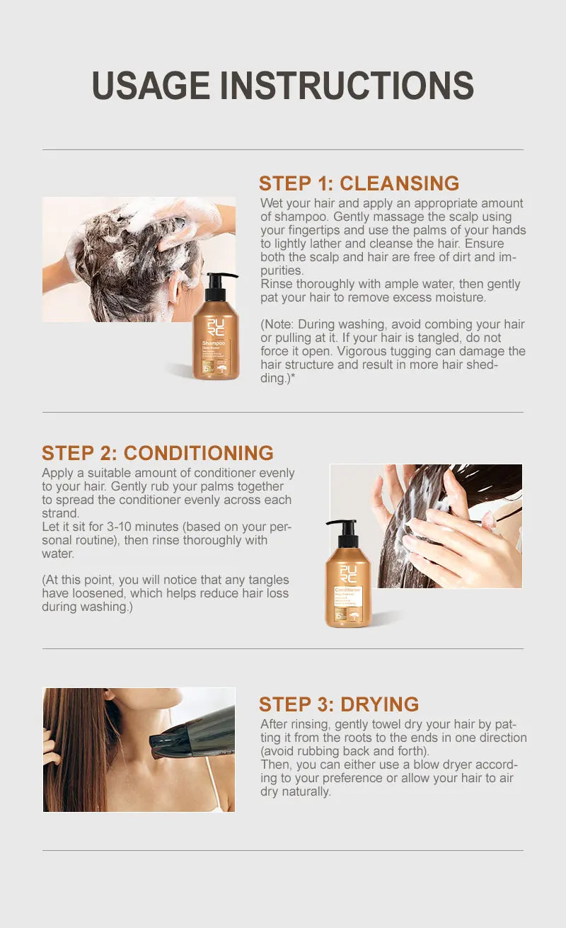 PURC Moroccan Argan Hair Care Set