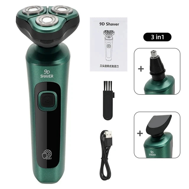 Smart LCD 3-Head Electric Shaver