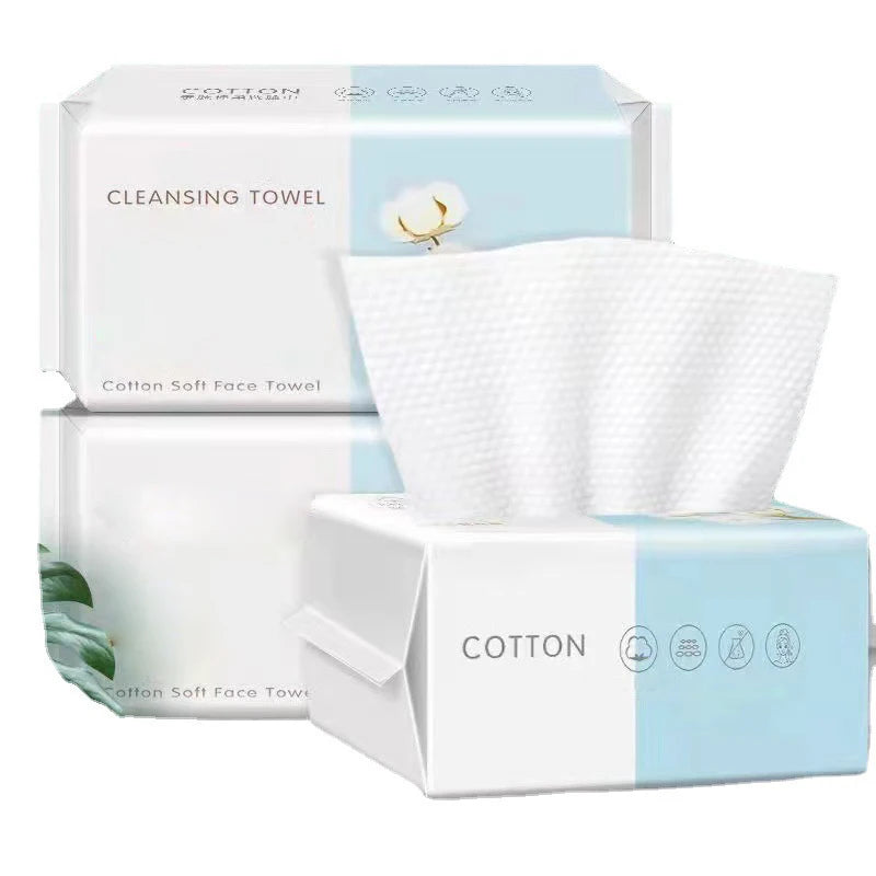 Disposable Pearl Cotton Face Towels (100pcs)