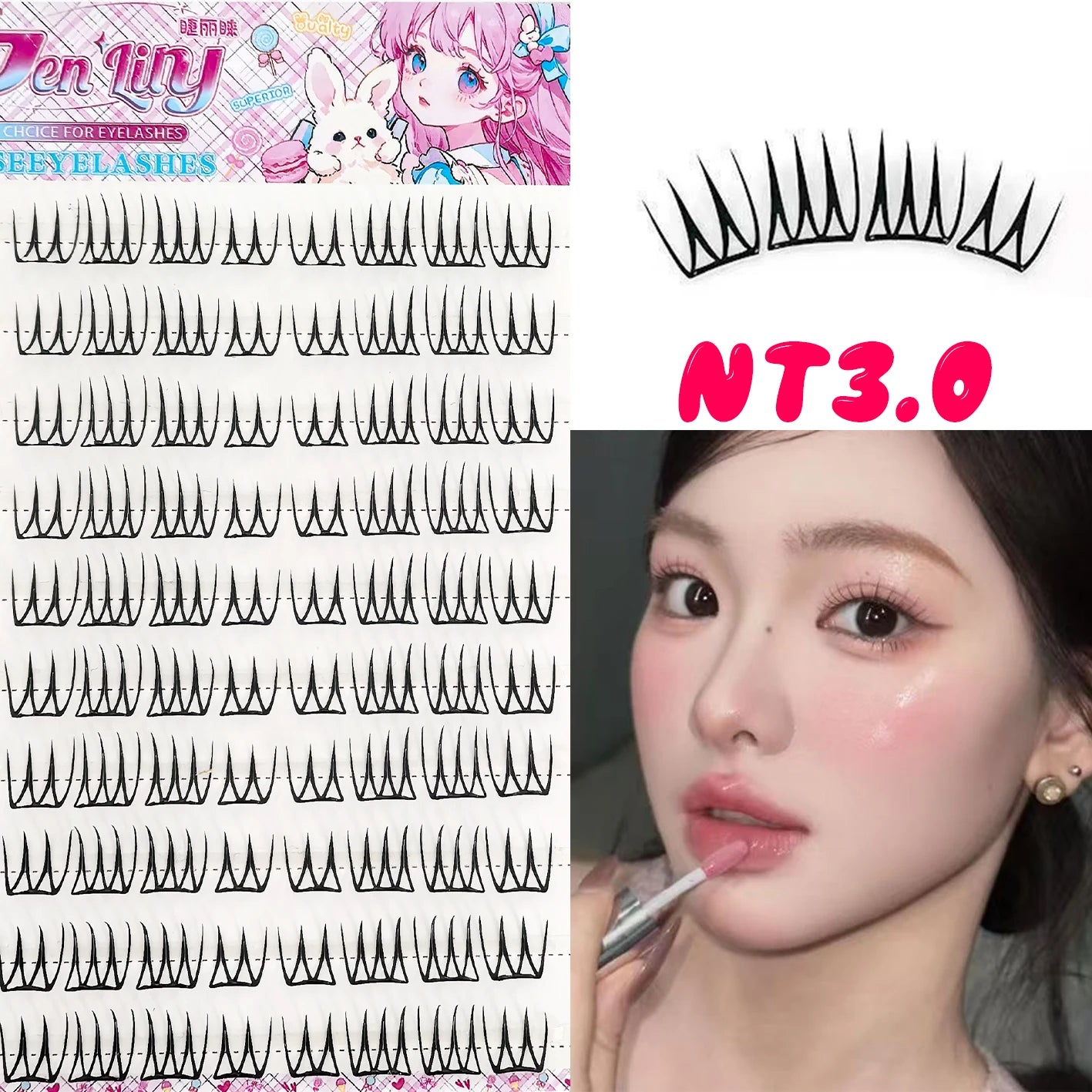 Korean K-Pop False Eyelashes