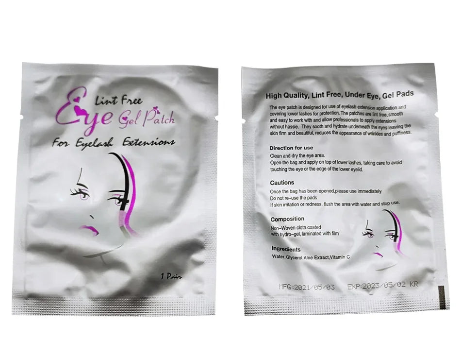 Eyelash Extension Patches (50 Pairs)