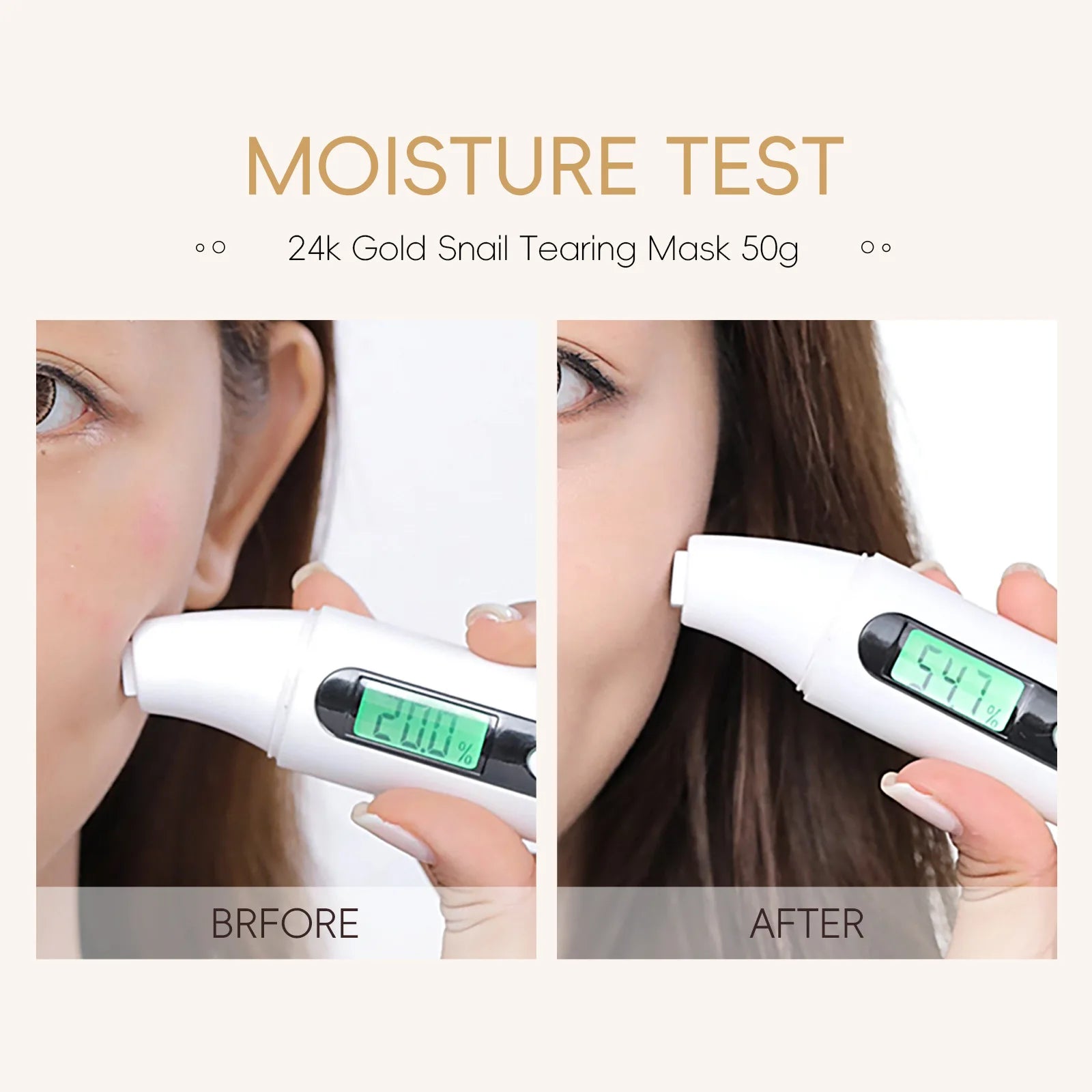 LAIKOU 24K Gold Snail Peel Mask