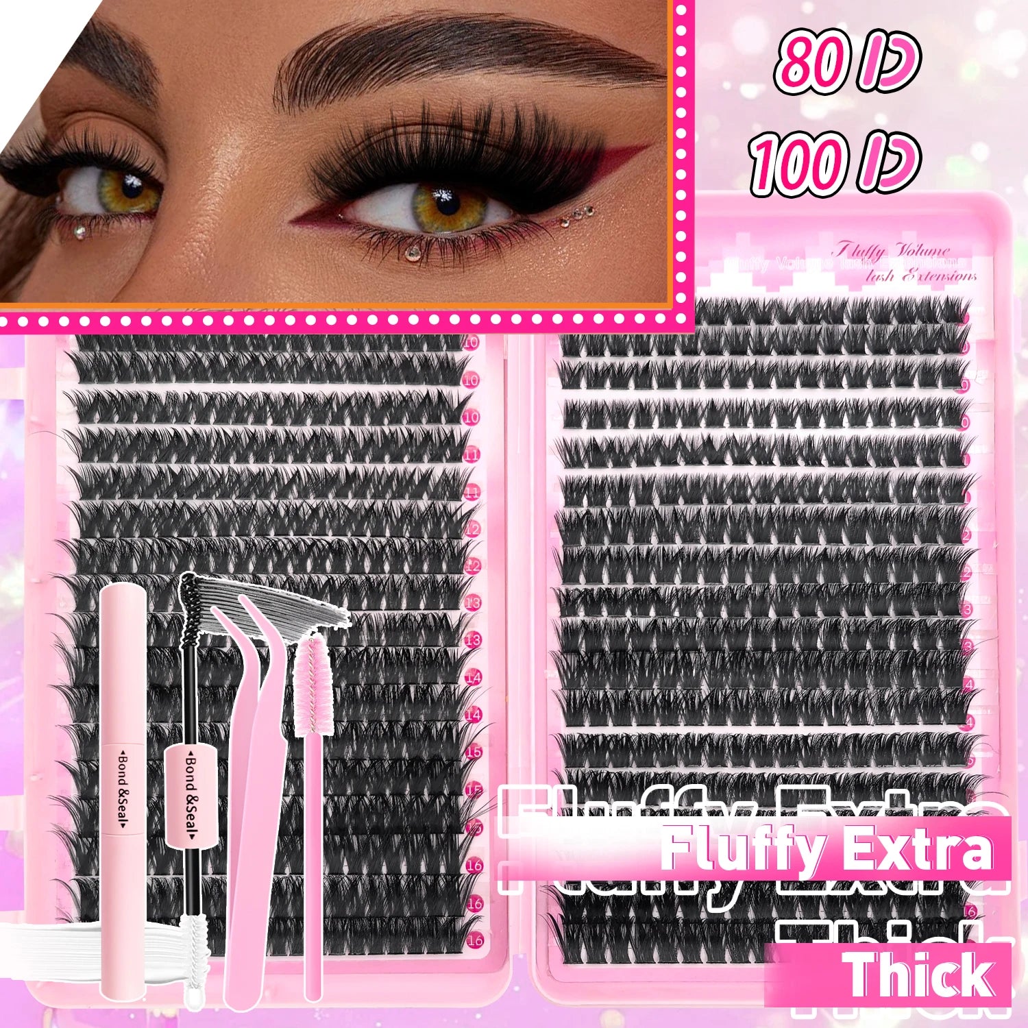 DIY Individual Eyelash Extension Kit