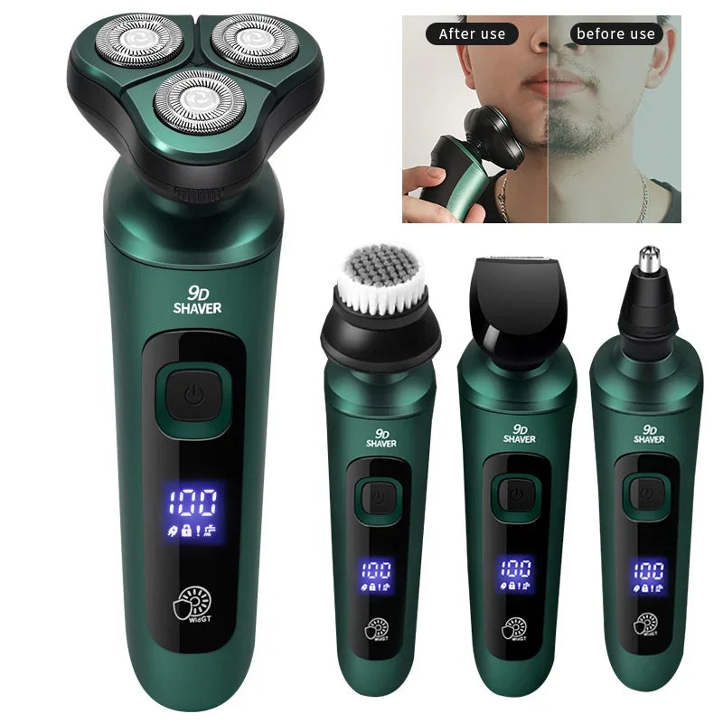 Smart LCD 3-Head Electric Shaver