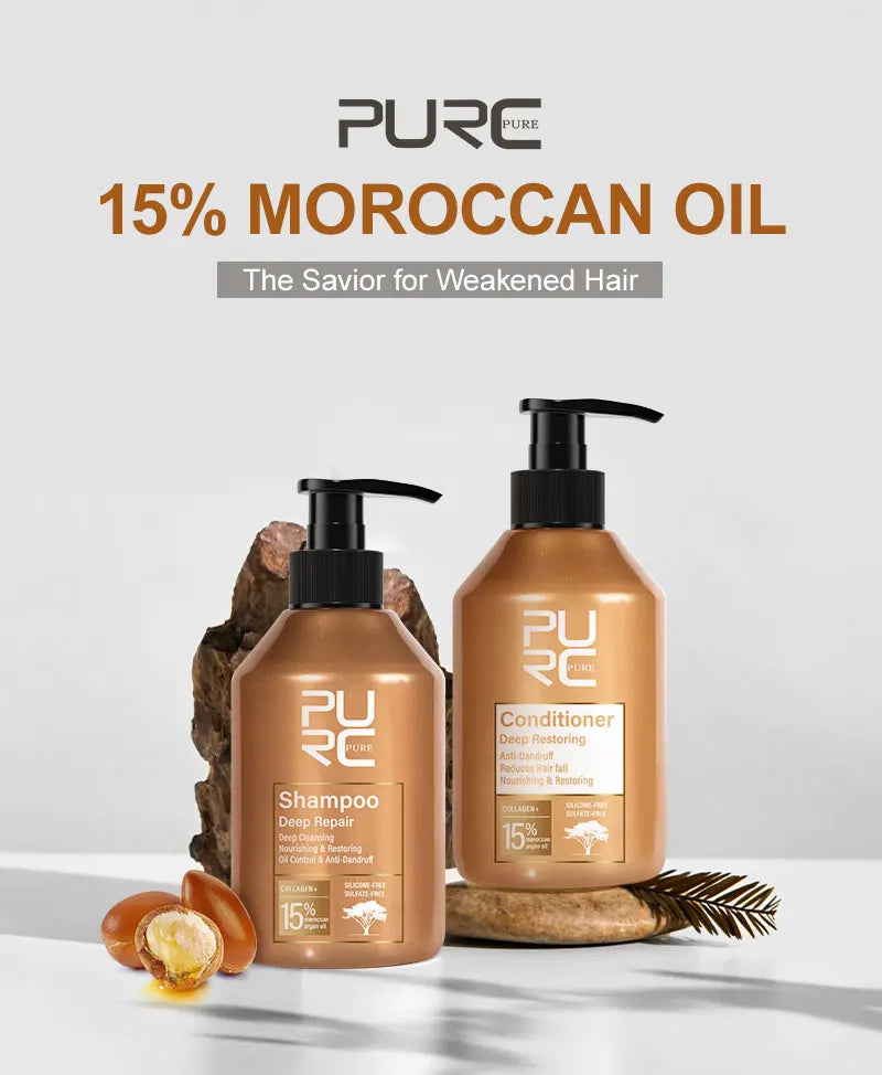 PURC Moroccan Argan Hair Care Set