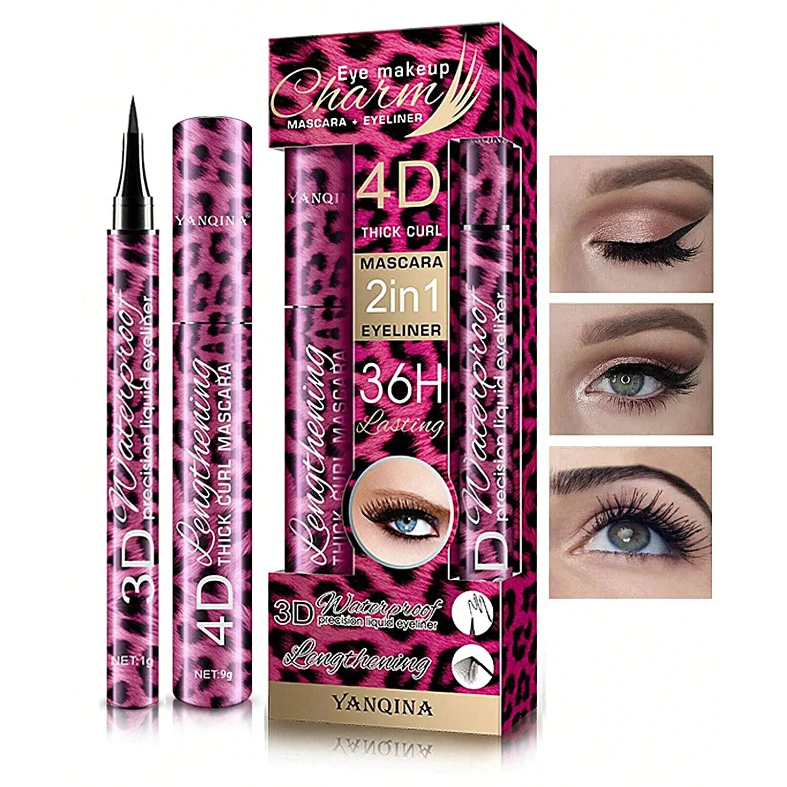 4D Waterproof Eye Makeup Set