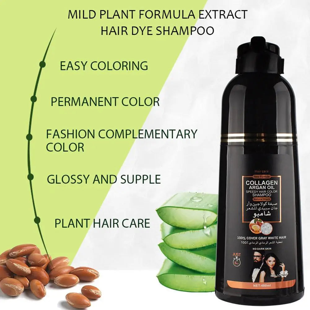 Magic Moroccan Argan Black Hair Shampoo 400ML