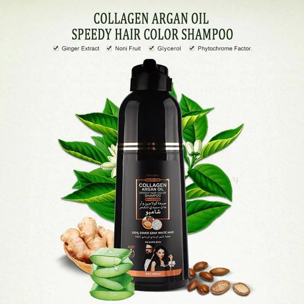 Magic Moroccan Argan Black Hair Shampoo 400ML