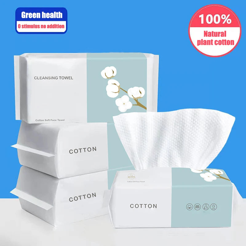 Disposable Pearl Cotton Face Towels (100pcs)