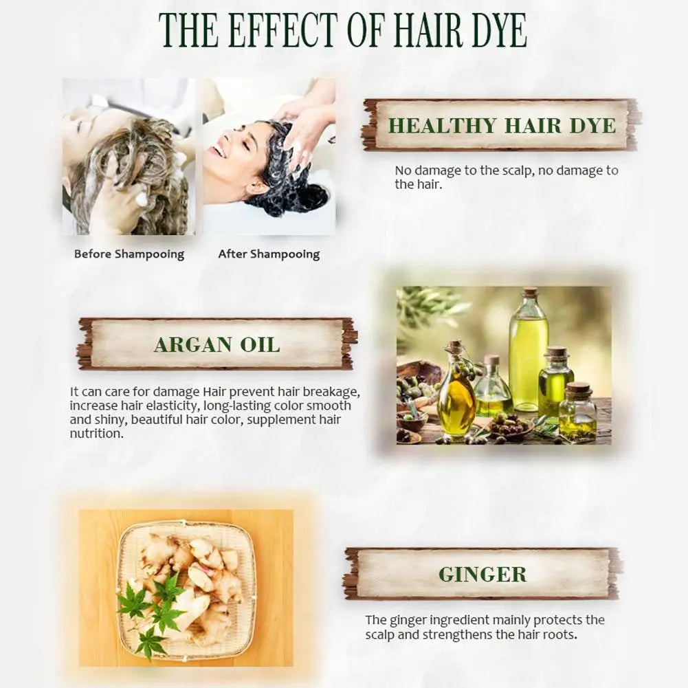 Magic Moroccan Argan Black Hair Shampoo