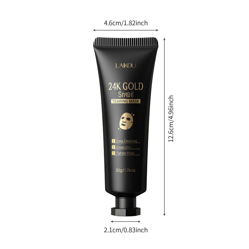 LAIKOU 24K Gold Snail Peel Mask