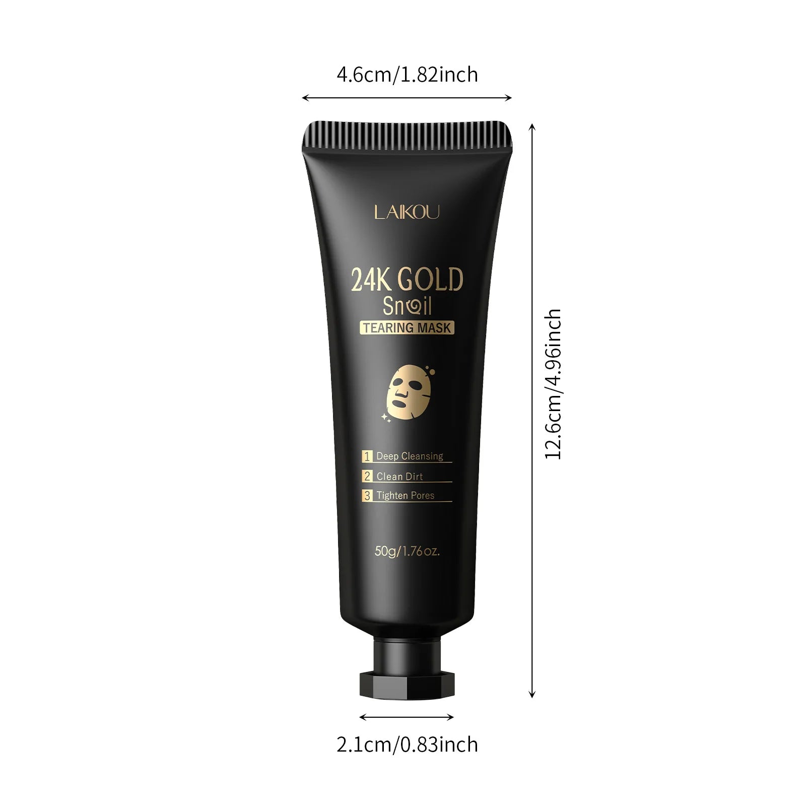 LAIKOU 24K Gold Snail Peel Mask
