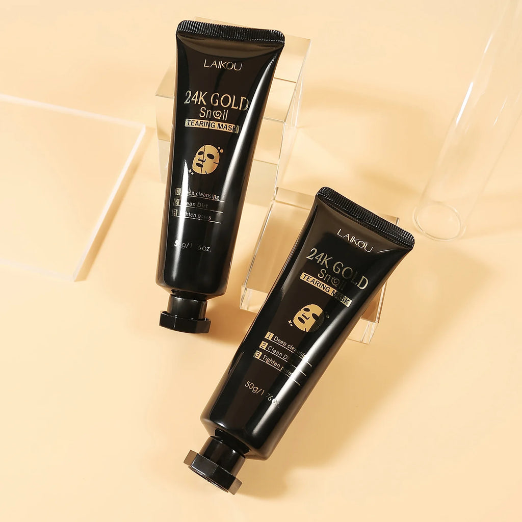 LAIKOU 24K Gold Snail Peel Mask