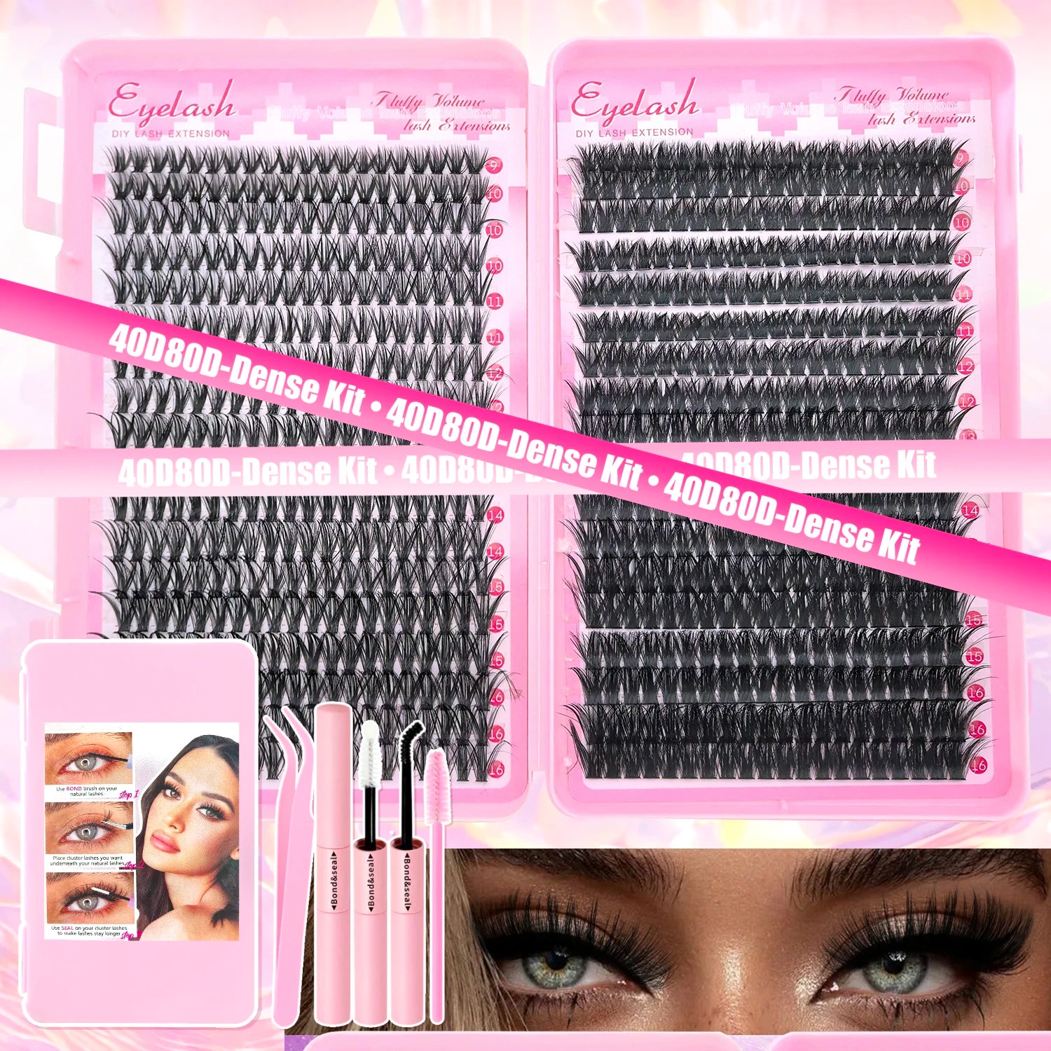 DIY Individual Eyelash Extension Kit