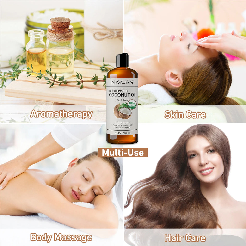 USDA Organic Multi-Use Oil – Coconut, Almond & Moroccan Argan 100ml