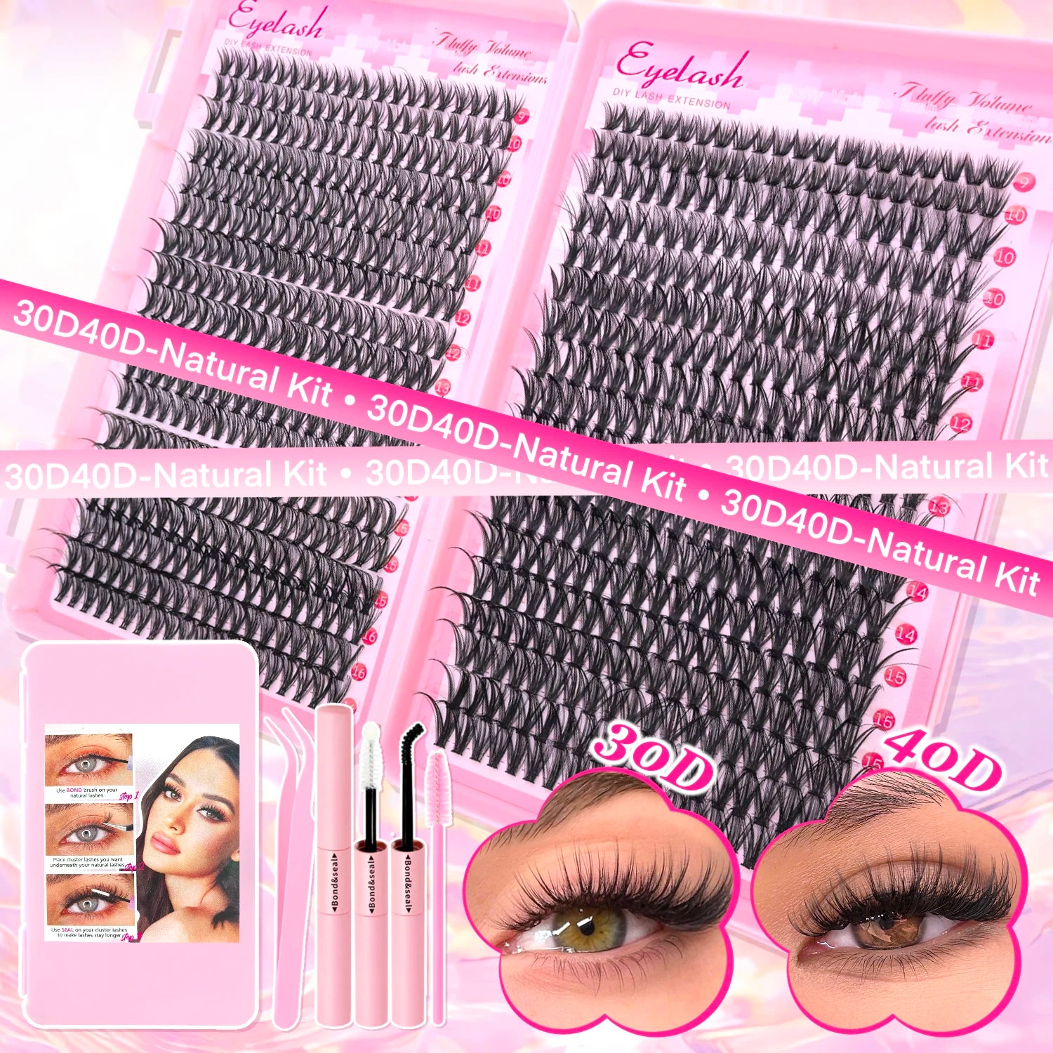 DIY Individual Eyelash Extension Kit