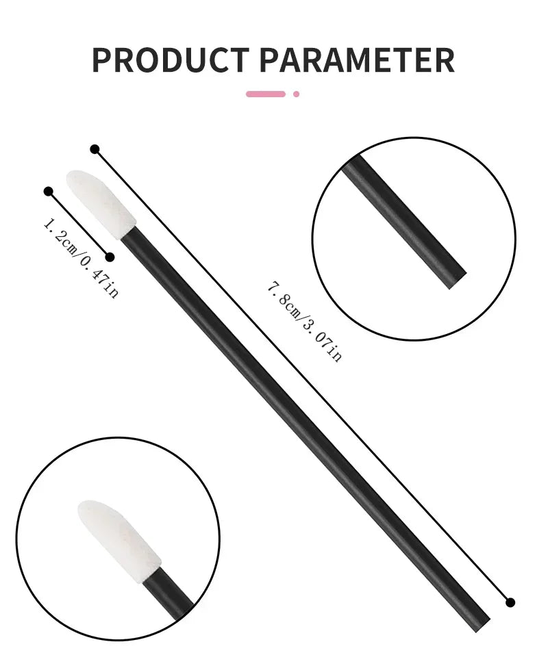 Disposable Eyelash & Mascara Brushes (50/100pcs)