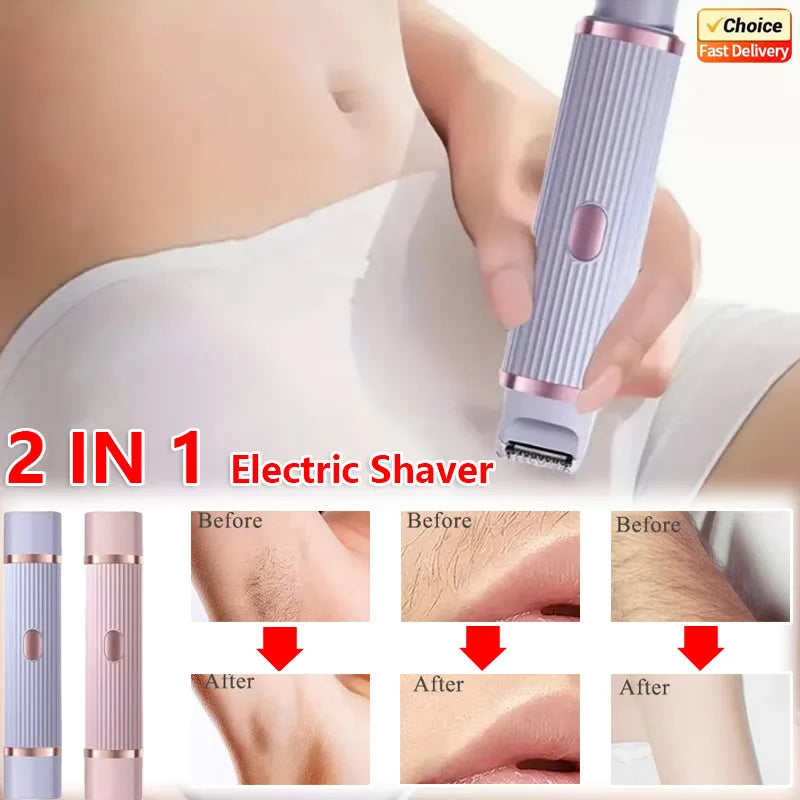 2-in-1 Waterproof Bikini Shaver